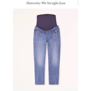 Maternity 90s Straight Jean